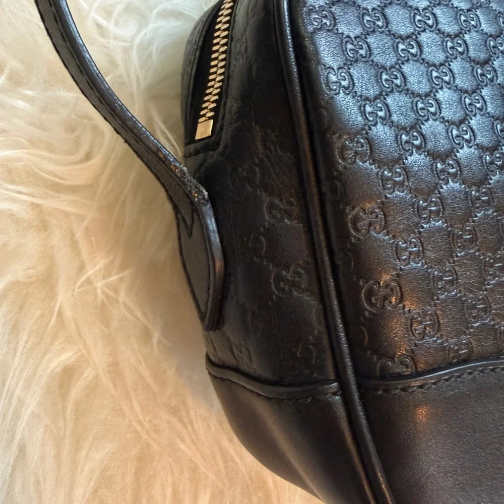 Gucci Bree Black Microguccissima Crossbody - Picture 10 of 12